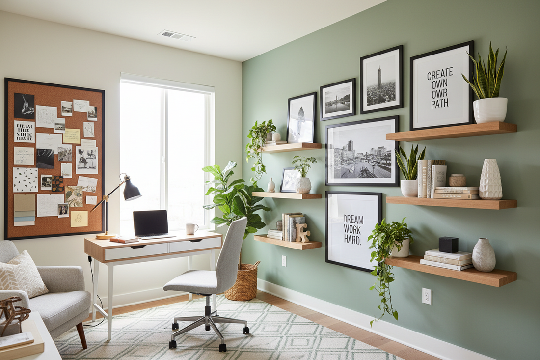 Top Office Wall Ideas for 2025: Transform Your Home Office into a Creative Workspace