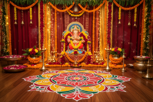 Top Trending Ganesh Chaturthi Home Decor Ideas for a Festive Vibe