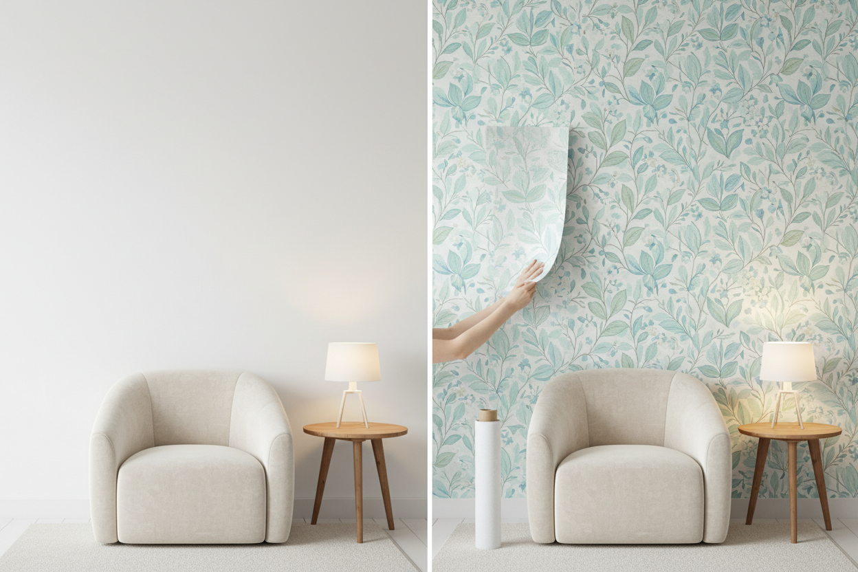 Transform Any Room in Minutes with Peel-and-Stick Wallpaper