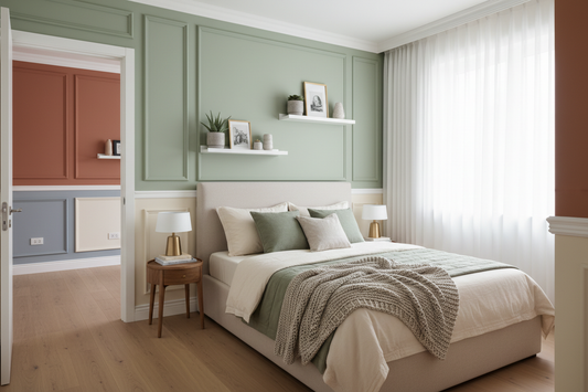 Transform Compact Bedrooms with Stunning Wall Color Combinations