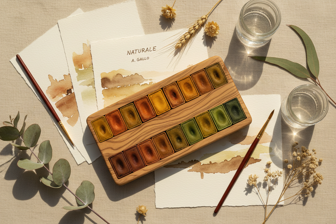Transform Your Art with A. Gallo Handmade Watercolours: A Deep Dive into the Naturale Set