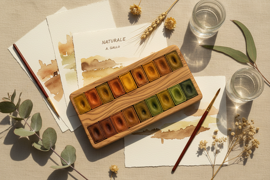 Transform Your Art with A. Gallo Handmade Watercolours: A Deep Dive into the Naturale Set