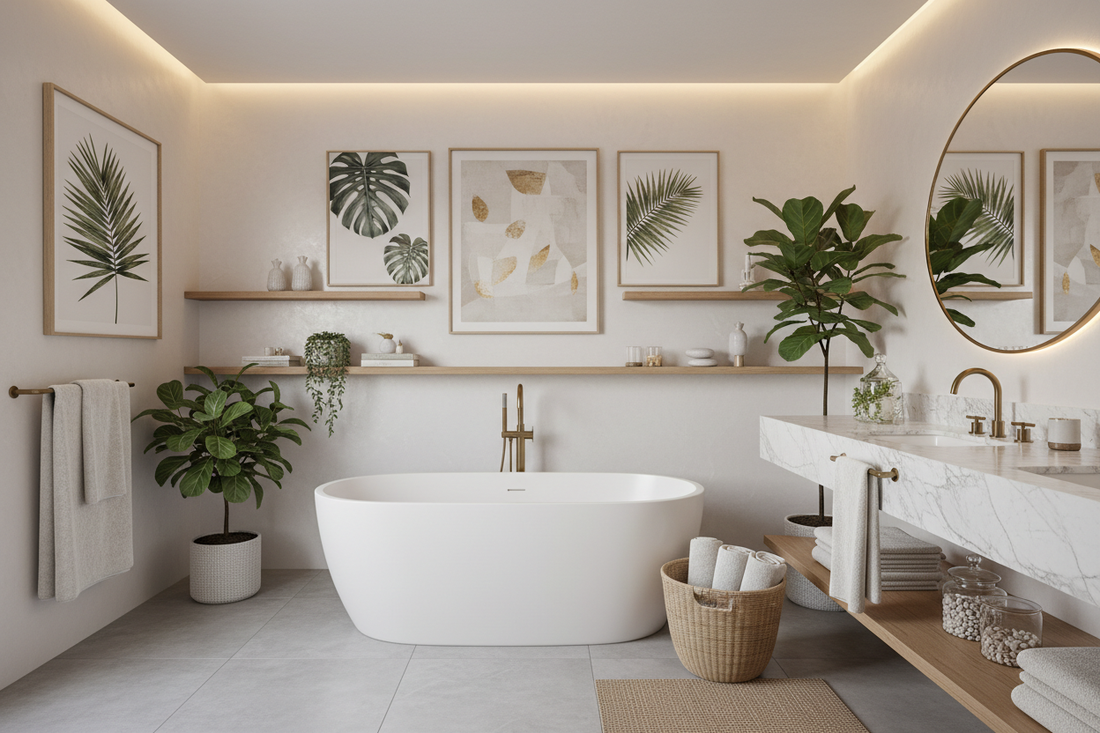 Transform Your Bathroom Into a Stylish Sanctuary: Unique Art and Décor Ideas