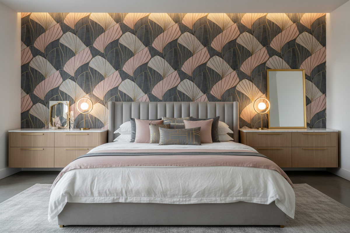 Transform Your Bedroom with These 20 Modern Wallpaper Styles