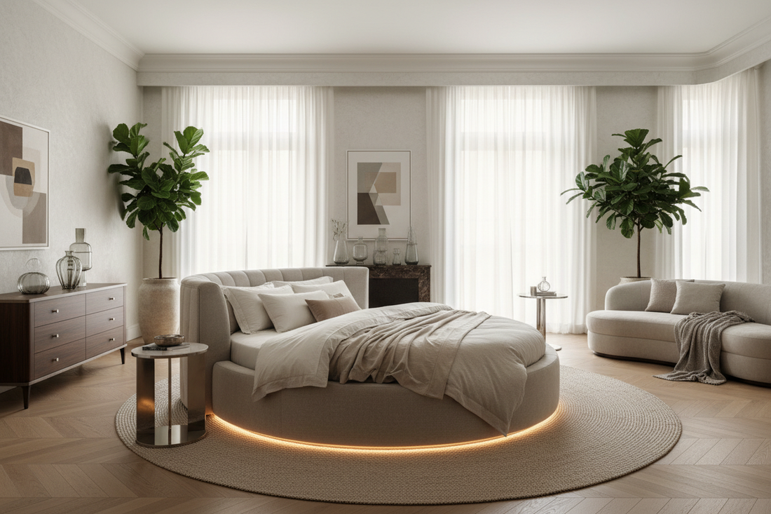 Transform Your Bedroom with These Captivating Round Bed Concepts