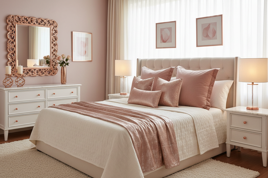 Transform Your Bedroom with These Rose Gold Décor Inspirations