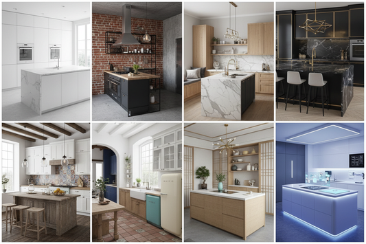 Transform Your Cooking Space: 10 Inspiring 3D Kitchen Designs.