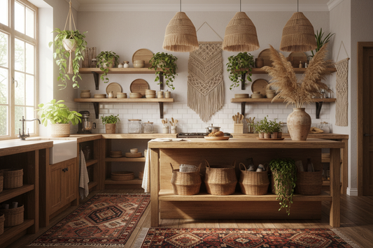 Transform Your Cooking Space: 6 Boho Kitchen Inspirations