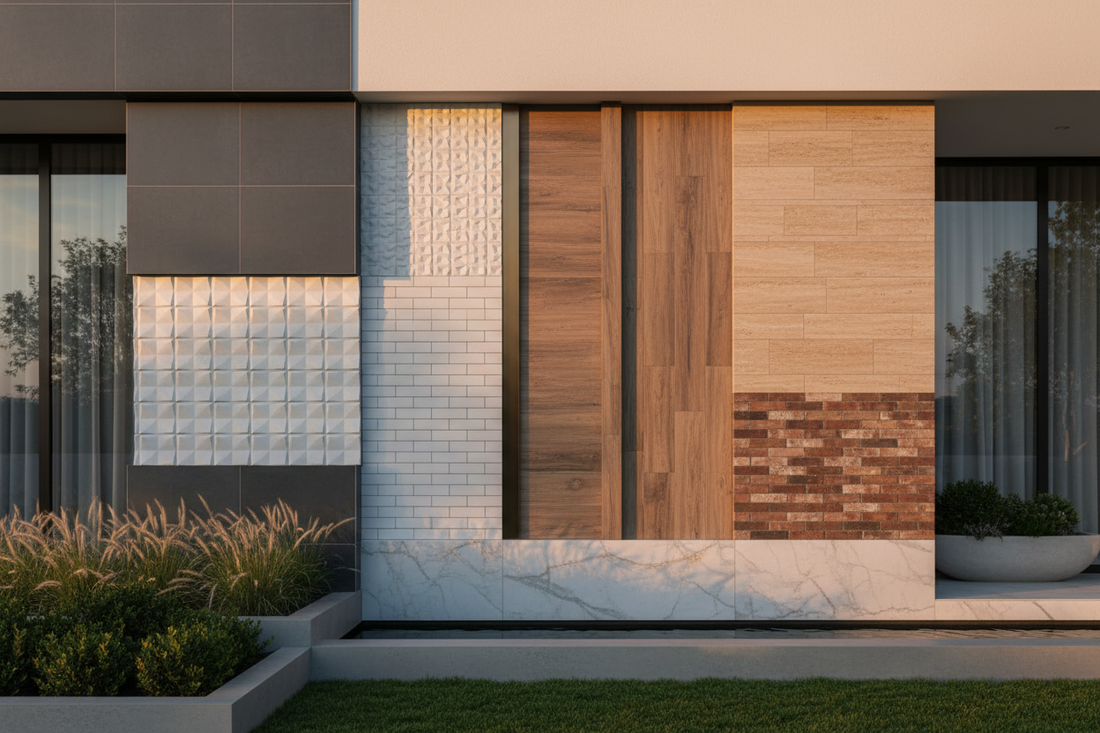 Transform Your Facade: 8 Stunning Modern Front Wall Tile Ideas