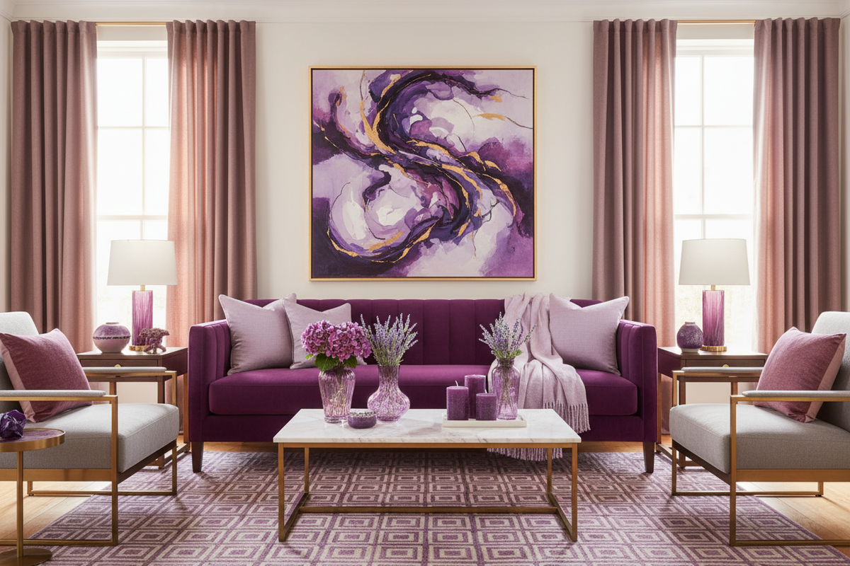 Transform Your Home with Stunning Purple Room Décor Ideas