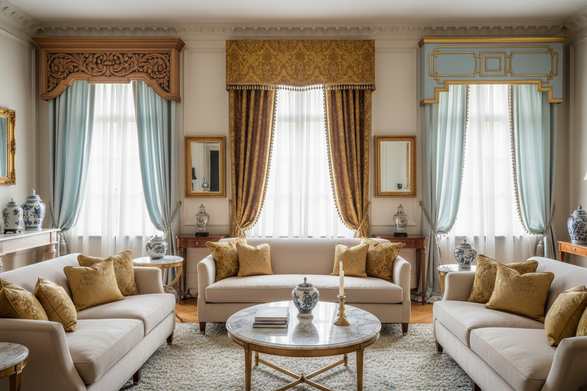 Transform Your Interiors with Beautiful Pelmet Designs