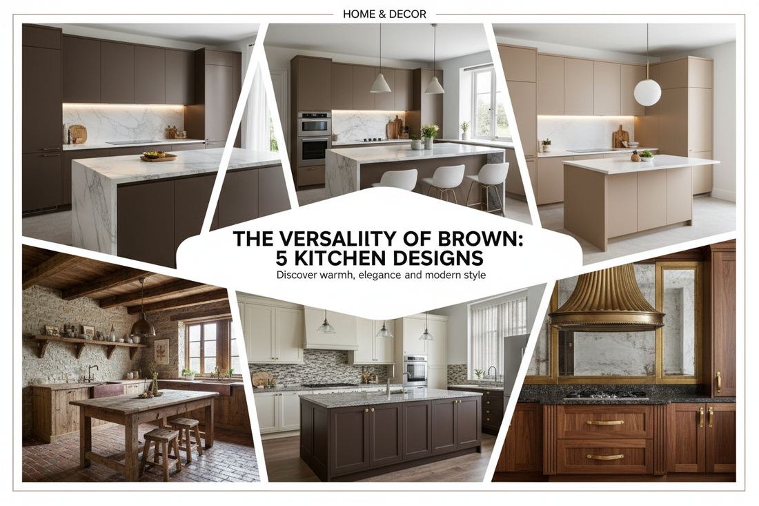 Transform Your Kitchen: 5 Brown Designs You Can’t Ignore