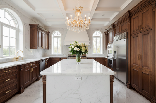 Transform Your Kitchen into a Royal Retreat with Marble Countertops