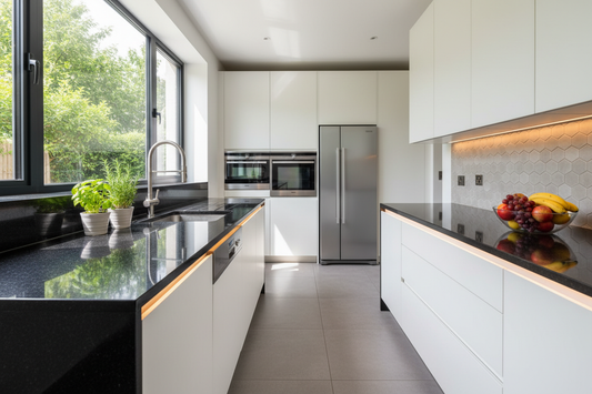 Transform Your Kitchen with Elegant Black Countertops