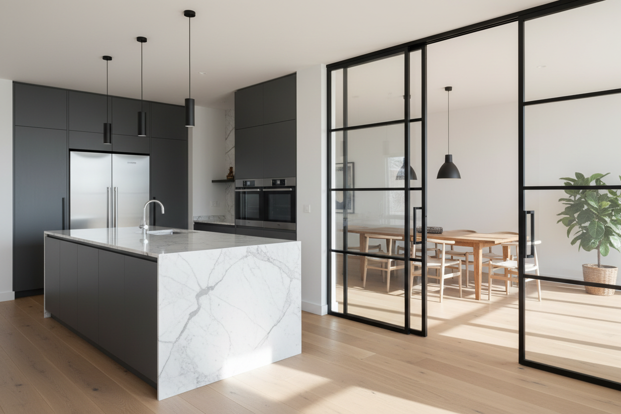 Transform Your Kitchen with Elegant Black Countertops – Wallpics