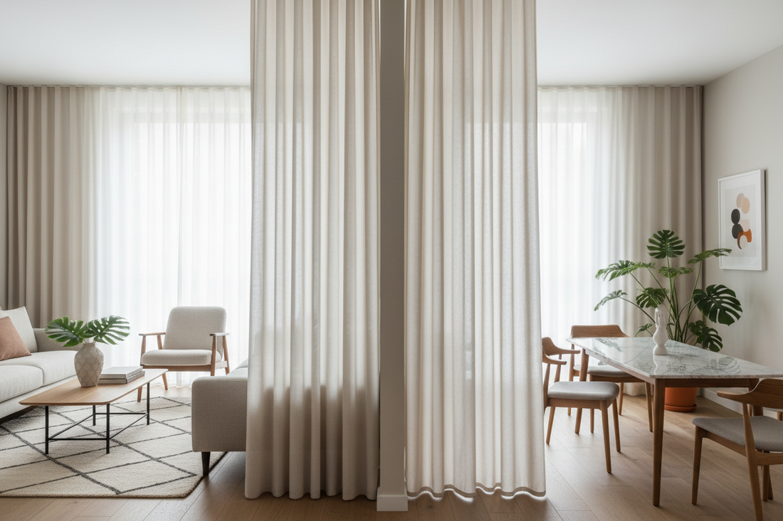 Transform Your Living Room: 5 Ways Partition Curtains Can Make a Difference