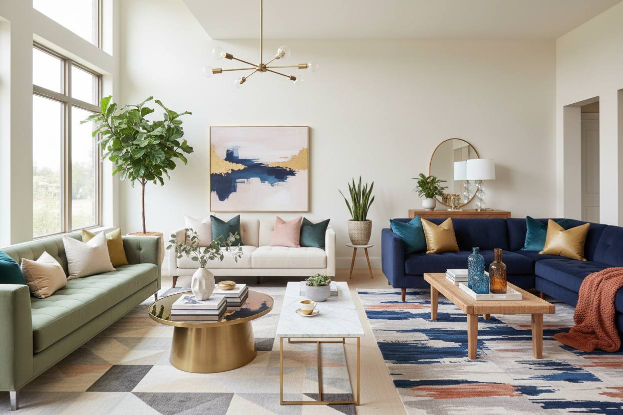 Transform Your Living Room with Vastu-Friendly Colors – Wallpics