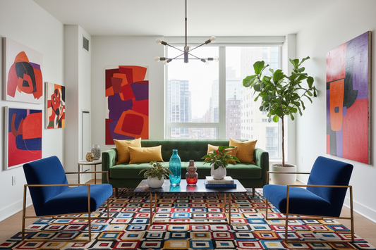 Transform Your Living Room with Bold Color Choices
