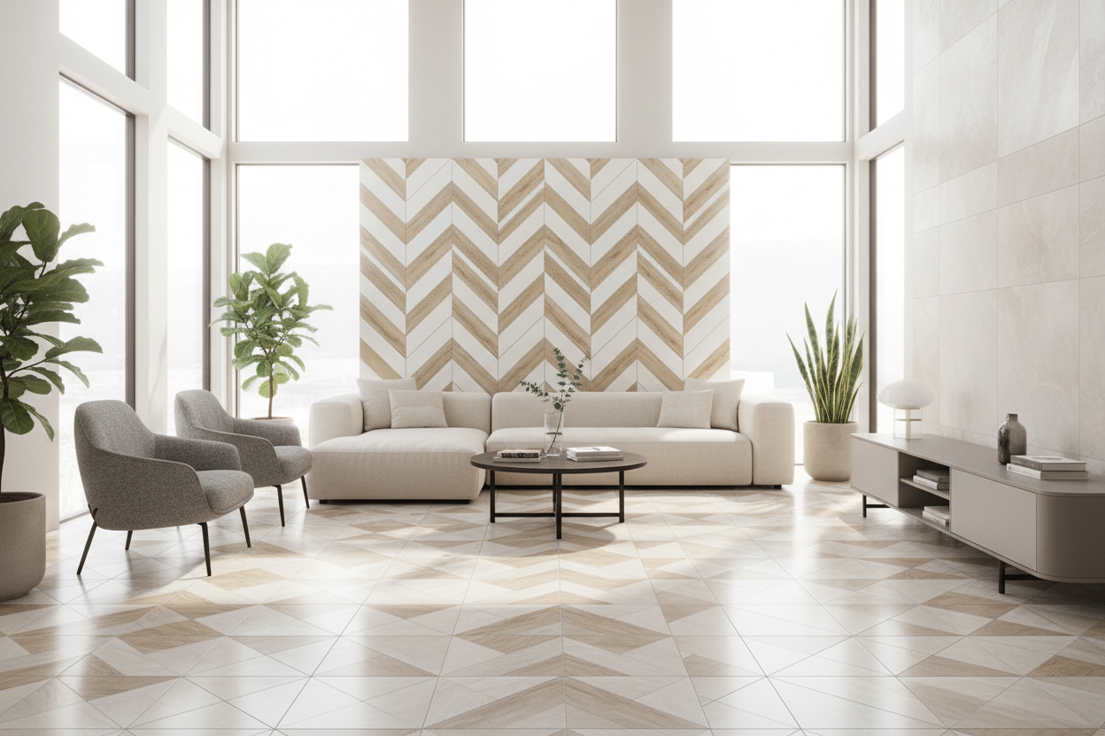 Transform Your Living Room with These Stunning Tile Designs – Wallpics