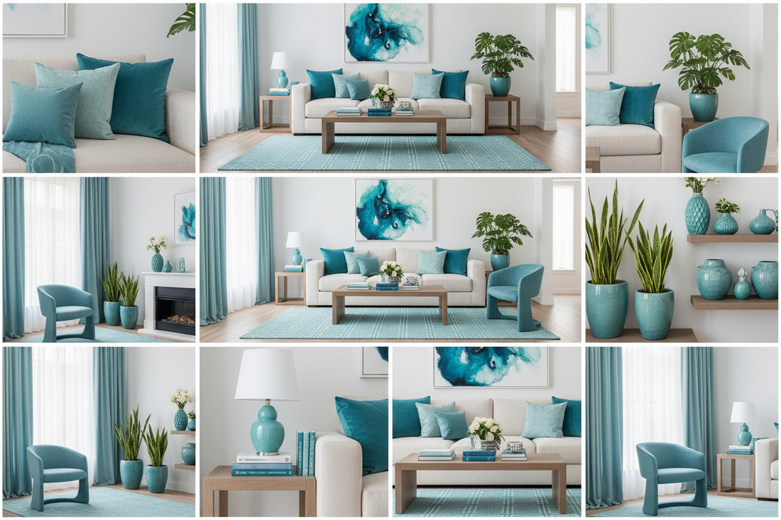 Transform Your Living Space: 9 Innovative and Stylish Ways to Incorporate Aqua Hues into Your Home Decor