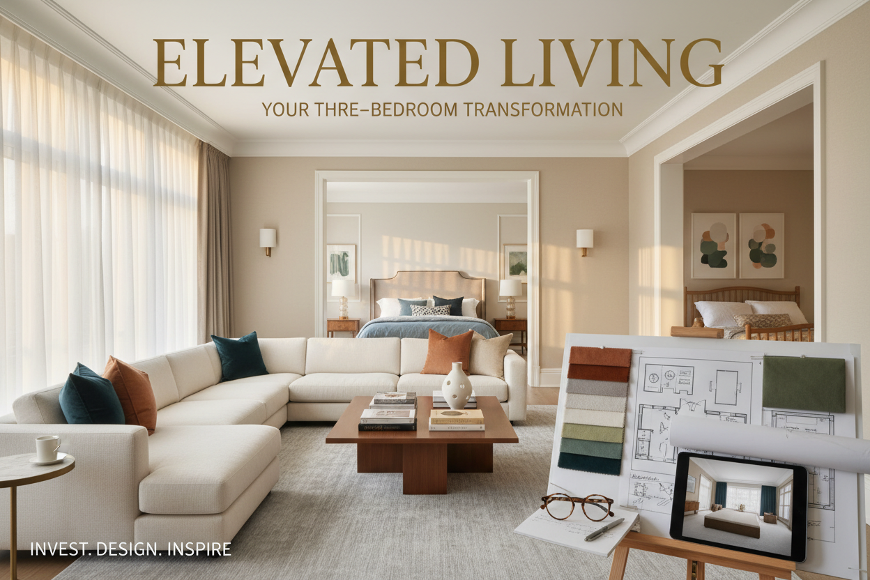 Transform Your Living Space: Complete Guide to Three-Bedroom Home Inte ...