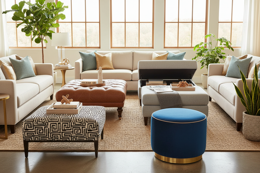 Transform Your Living Space with These Ottoman Coffee Table Styles