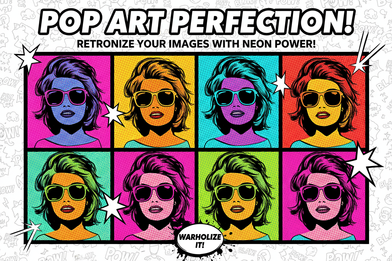 Transform Your Photos with a Retro Pop Art Photoshop Effect – Wallpics