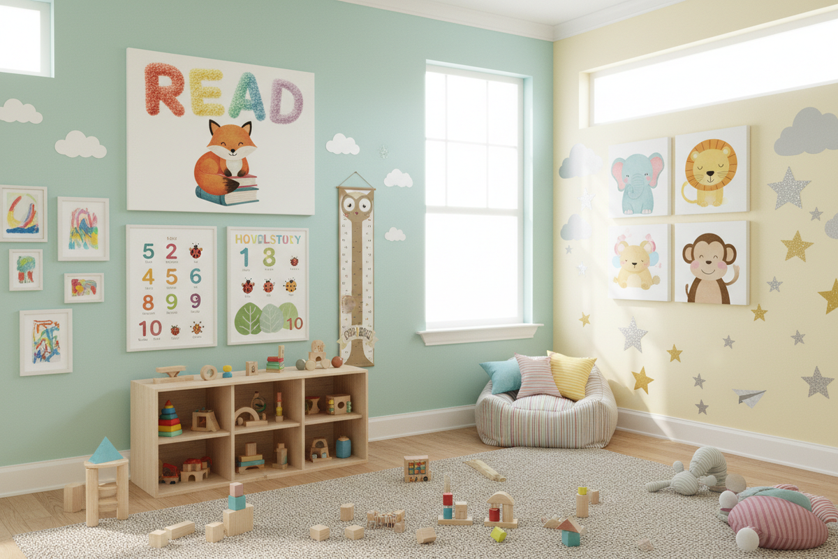 Transform Your Playroom with These Kid-Friendly Wall Art Ideas