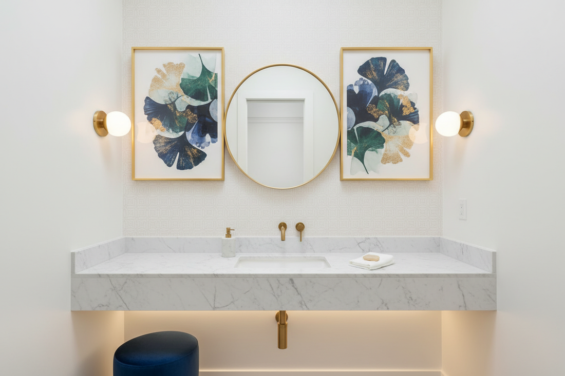 Transform Your Powder Room with Stylish Wall Art: A Complete Guide ...