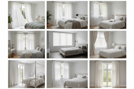 Transform Your Room with These 9 White Bedroom Curtain Styles