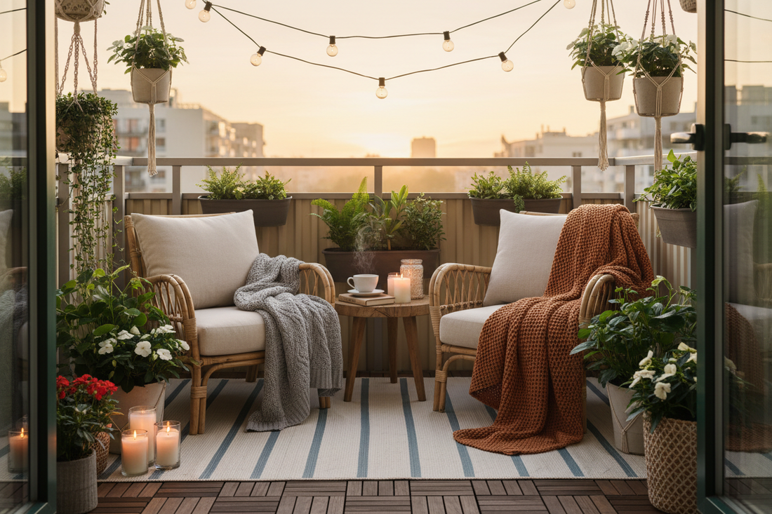 Transform Your Small Apartment Balcony Into a Cozy Oasis