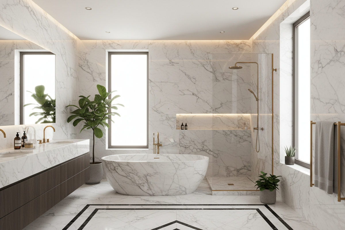 Transform Your Space: 10 Stunning Marble Bathroom Designs That Redefine Luxury and Style