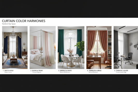 Transform Your Space: 5 Stunning Curtain Color Combos for Every Room