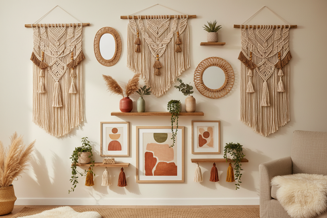 Transform Your Space: Innovative Boho Wall Art Ideas for Eclectic Interiors