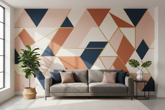 Transform Your Space: Stunning Geometric Wall Painting Ideas to Elevate Your Home