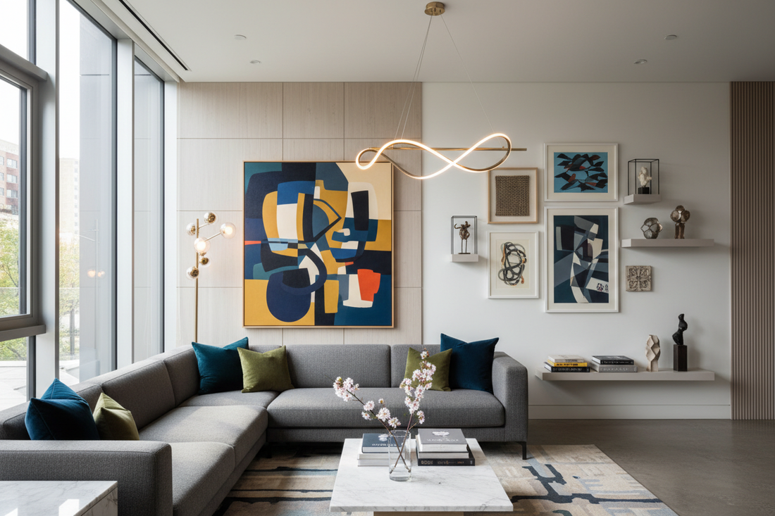 Transform Your Space with Contemporary Artistry: 7 Creative Décor Ideas