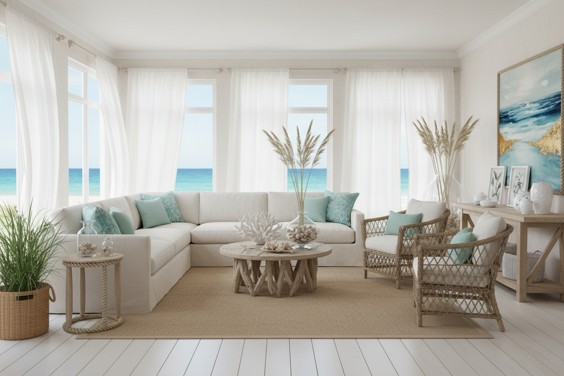 Transform Your Space with Enchanting Seaside-Inspired Interior Aesthetics