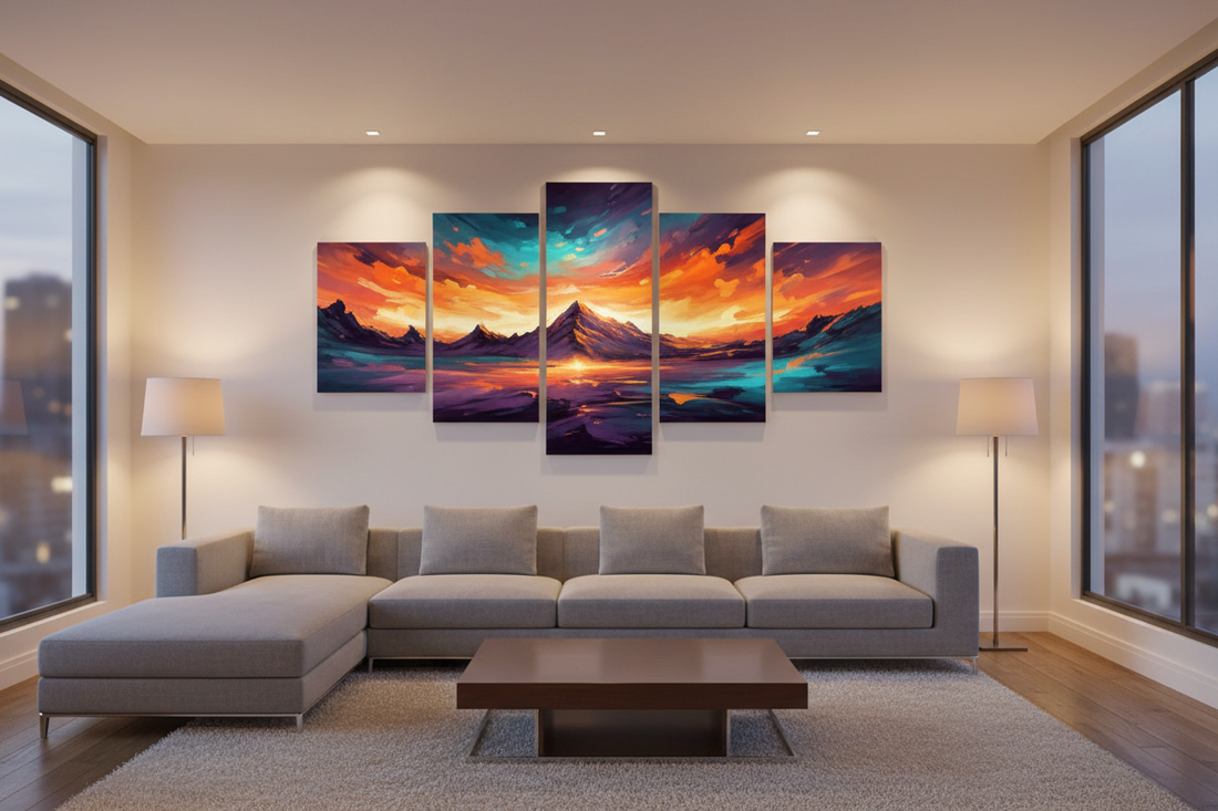 Transform Your Space with Multi-Panel Canvas Art: A Bold and Creative Approach