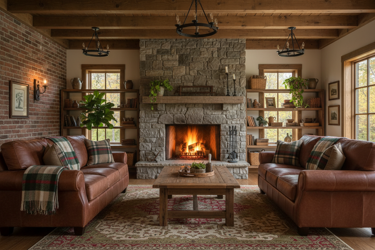 Transform Your Space with Rustic Living Room Design Ideas – Wallpics