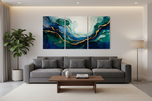 Transform Your Space with the Captivating Charm of Triptych Canvas Art