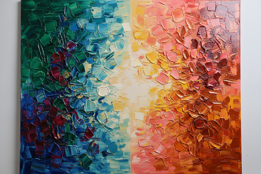 Transform Your Textured Acrylic Painting: Stunning Color Swaps for a Fresh Look