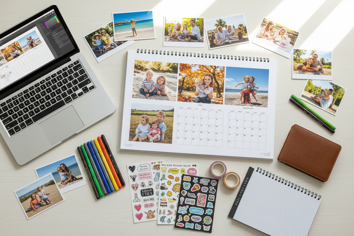 Transform Your Year: How to Create a Fully Personalized Wall Calendar in 6 Simple Steps