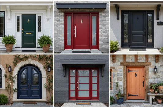 Transformative Entrance Portal Color Concepts for Magnificent Home Facades