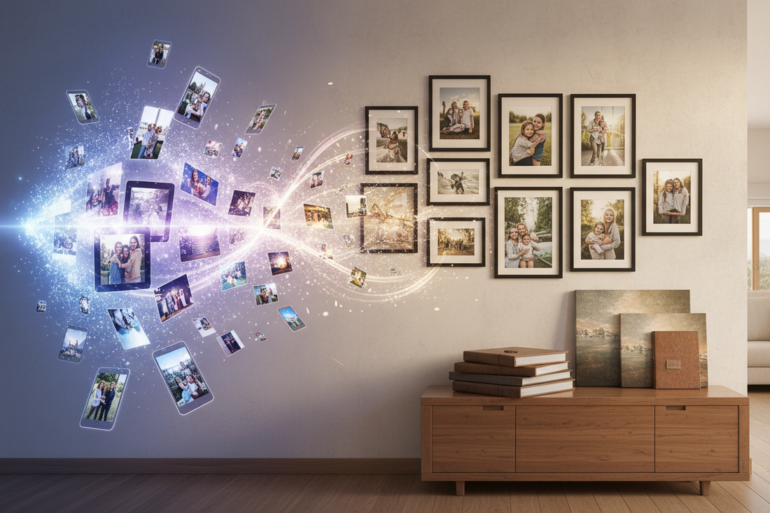 Transforming Digital Memories into Tangible Art Through Print