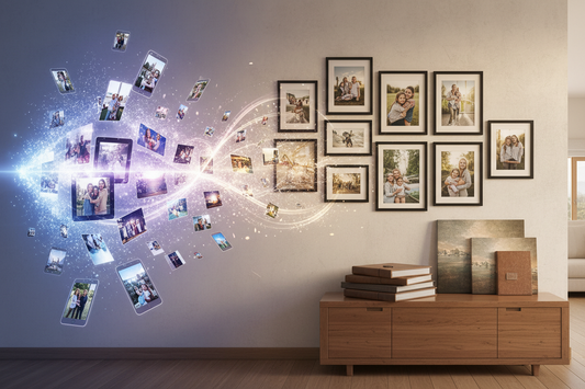 Transforming Digital Memories into Tangible Art Through Print