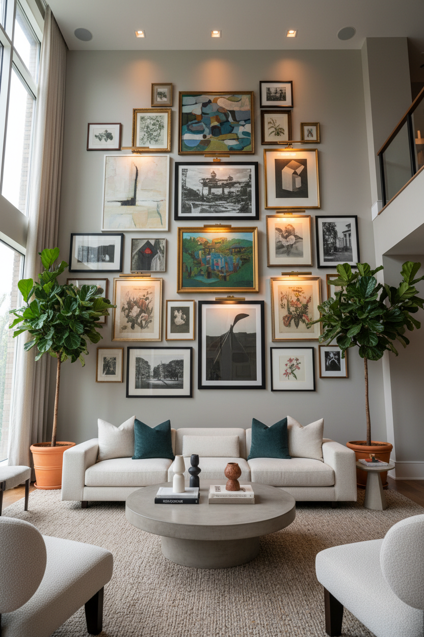 Transforming Tall Walls into Stunning Features