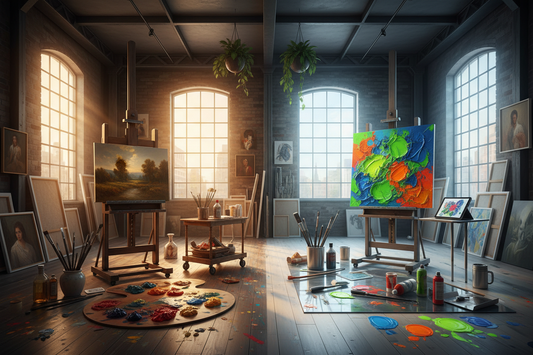 Transforming the Artist’s Studio: How Medium Redefines Oil