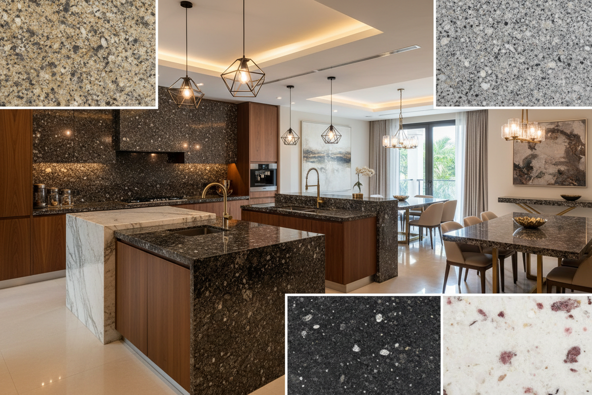 Trending Granite Colours in India: Top 10 Picks for Kitchens & Interiors