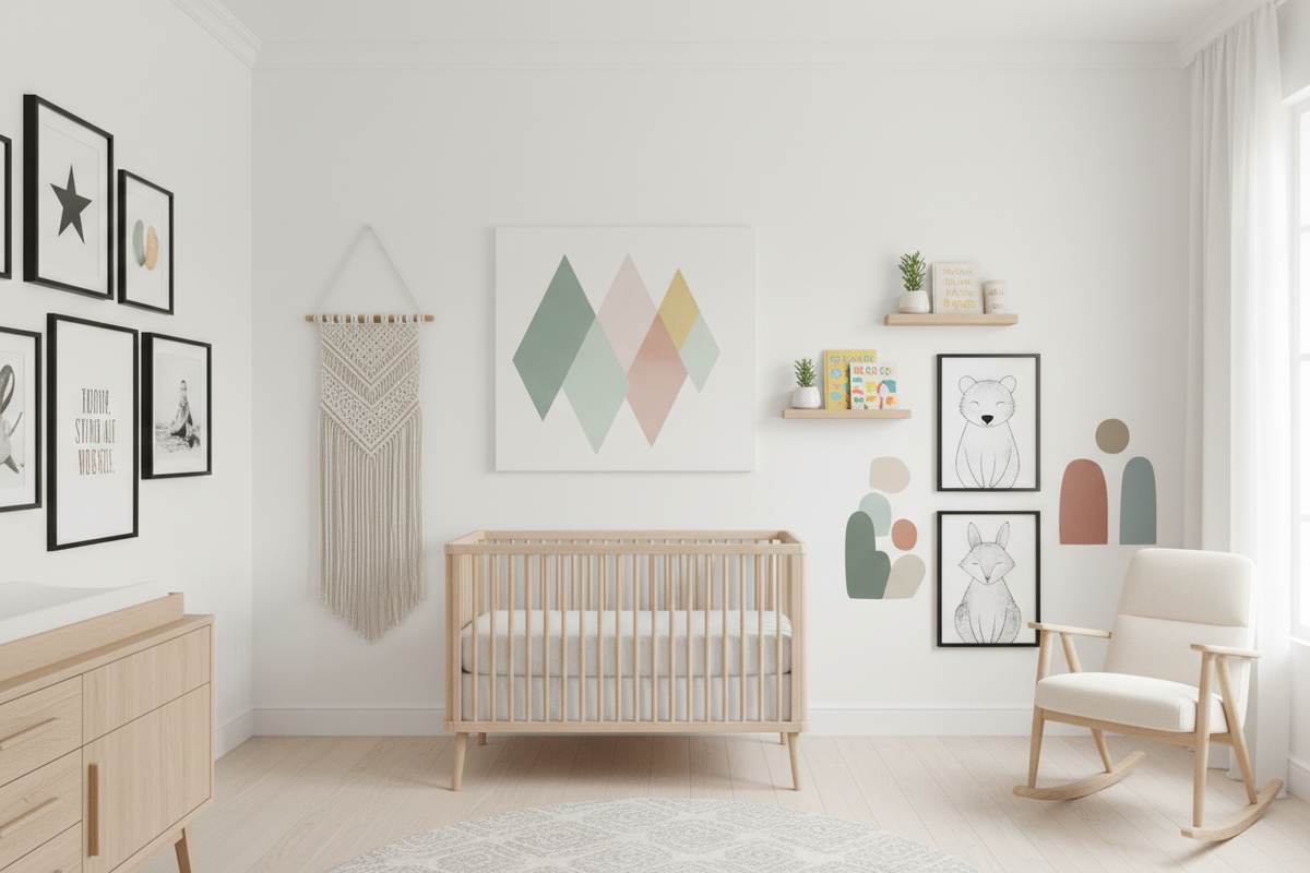 Trendy Nursery Wall Decor Ideas for a Modern Look