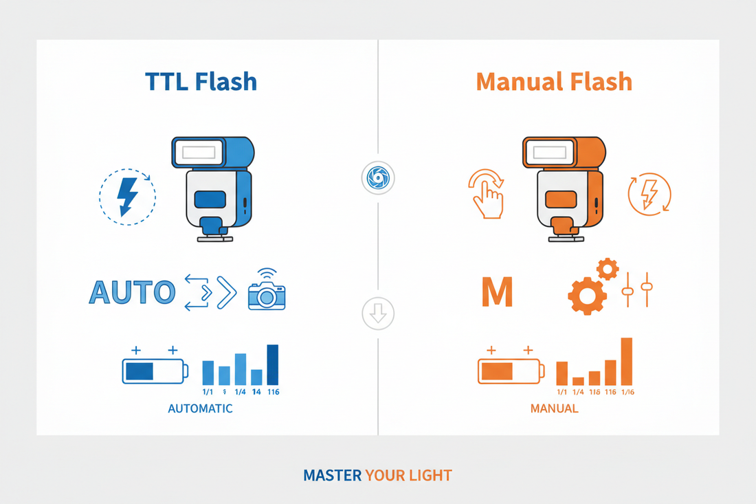 TTL Flash vs Manual Flash: Complete Beginner’s Guide to Understanding Flash Modes